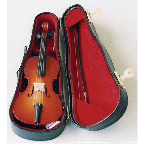 Dolls House Double Bass in a Case