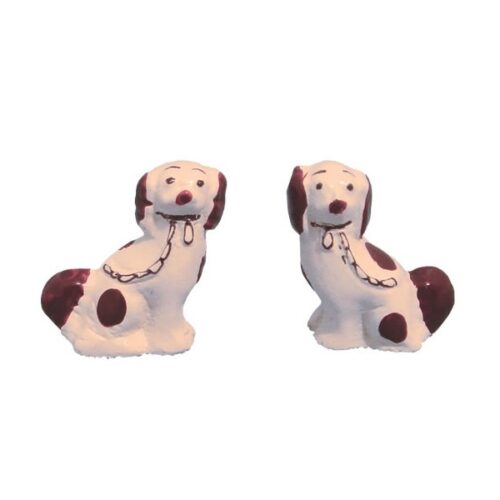 Dolls House Pair Staffordshire Dogs