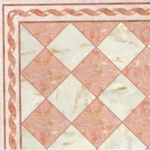 Dolls House Red & White Floor Card