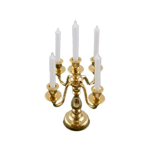 Dolls House Five Arm Candleabra - RB Models