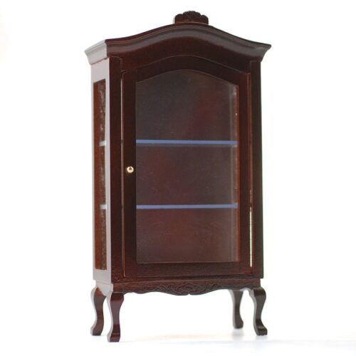 Dolls House Display Cabinet - Mahogany