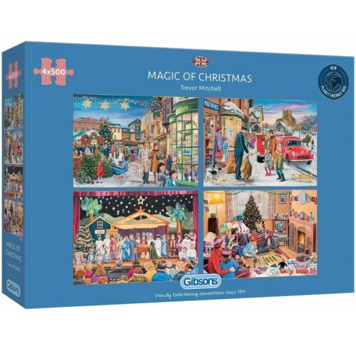 Magic of Christmas - 4 x 500 Piece Puzzle - Image 5