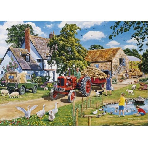 The Farmer's Round 4 x 500 Piece Puzzle - Image 4