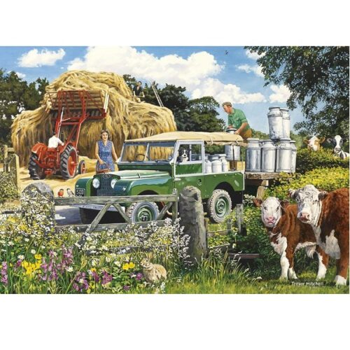 The Farmer's Round 4 x 500 Piece Puzzle - Image 3