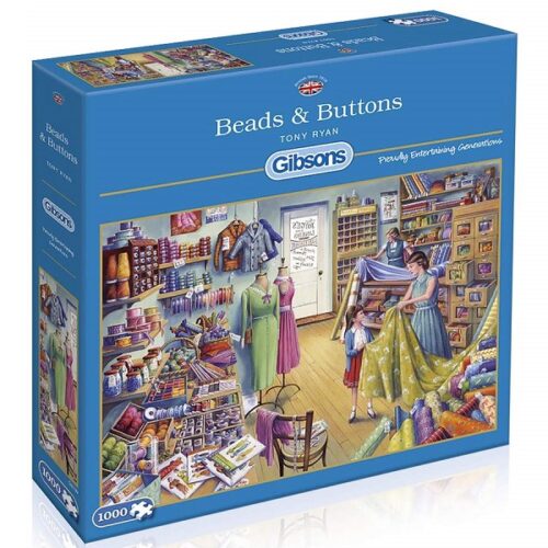 Beads & Buttons - 1000 Piece Jigsaw Puzzle - Image 2