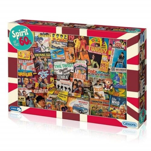 Spirit of the 60's - 1000 Piece Jigsaw Puzzle - Image 2