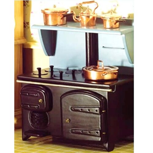 Dolls House Black Victorian Stove