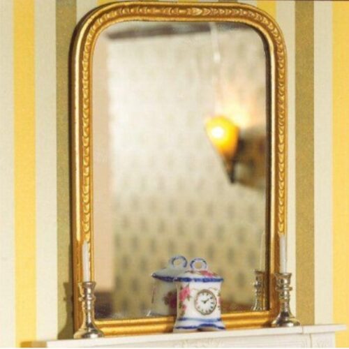 Dolls House Large Gold Mantel Mirror