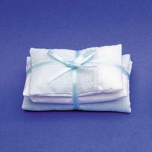 Dolls House Turquoise Single Bedding Set8