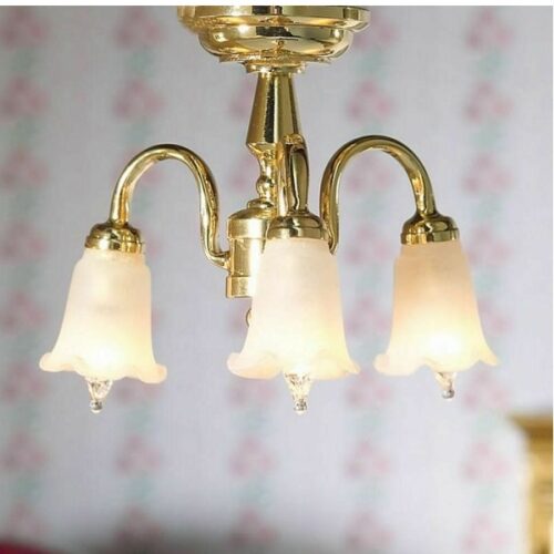 Dolls House Three Hanging Tulip Light