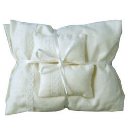 Dolls House Pillows & Duvet White