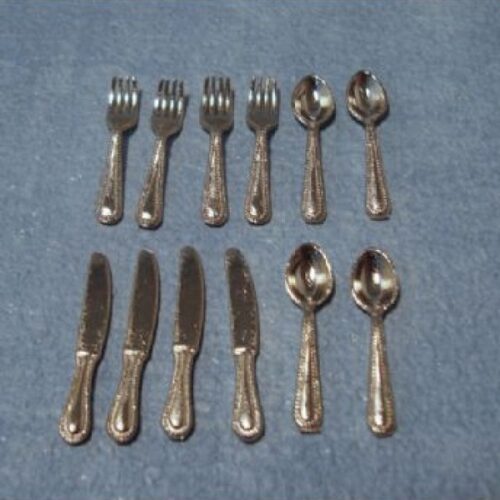 Dolls House Silver Plated Cutlery