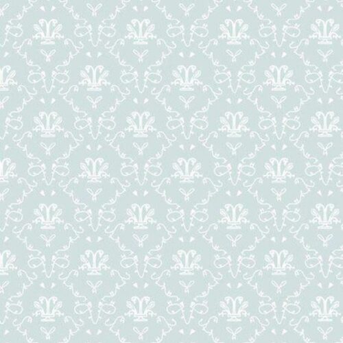 Dolls House Bleu French Toile Wallpaper