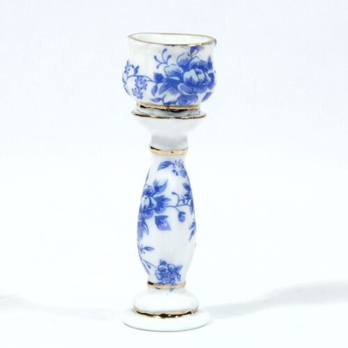 Dolls House Blue Jardiniere