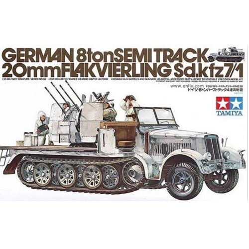 Tamiya German 8Ton Semitrack 20mm Flakvierling Sd.kfz 7/1