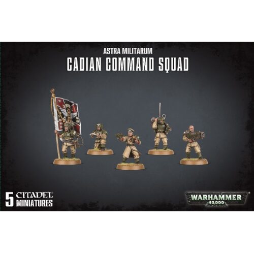 Warhammer 40K - Astra Militarum Cadian Command Squad