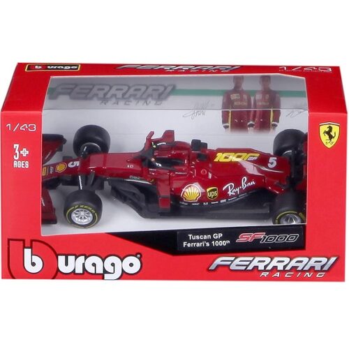 Bburago Ferrari Scuderia #5 Sebastian Vettel 20208 - Image 4