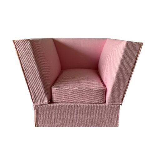 Dolls House Modern Pink Armchair