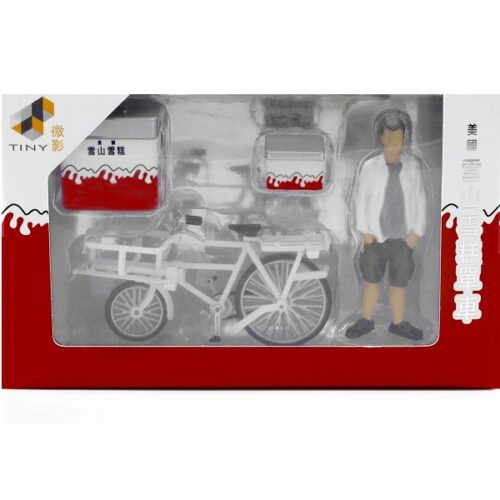 Tiny City Ice Cream Bicycle White/Red - Image 4