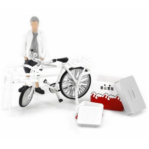 Tiny City Ice Cream Bicycle White/Red