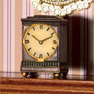 Dolls House Georgian Mantle Clock