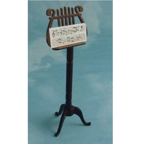 Dolls House Ornate Wooden Music Stand