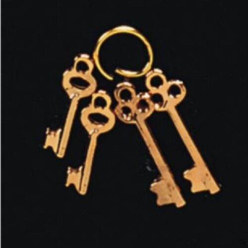 Dolls House Set of Brass Keys