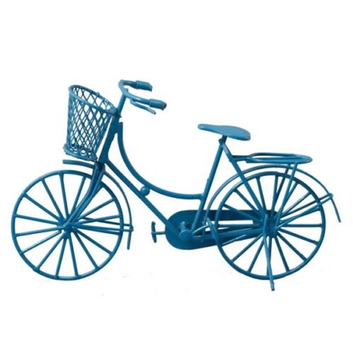 Dolls House Blue Shopping Bike