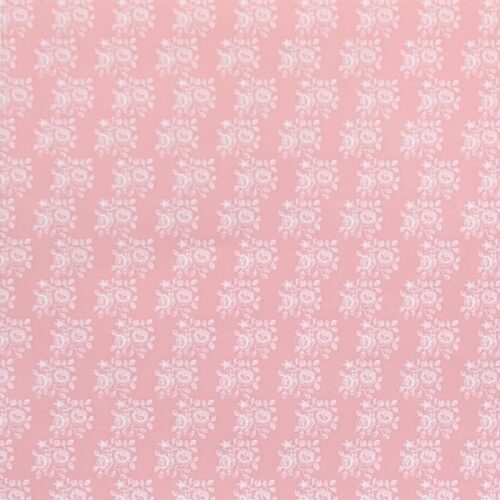 Dolls House Blenheim Pastel Pink Paper 1/24