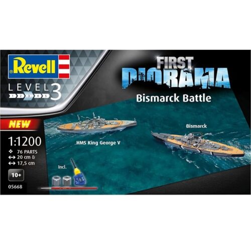 Revell First Diorama Set - Bismarck Battle