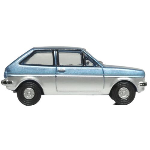 Oxford Ford Fiesta MkI Titan Blue/Strato Silver - Image 3