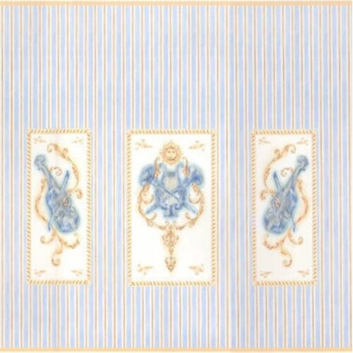 Dolls House Music Room Wallpaper