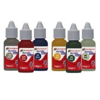 Humbrol Paints - Acrylic - Dropper Bottle