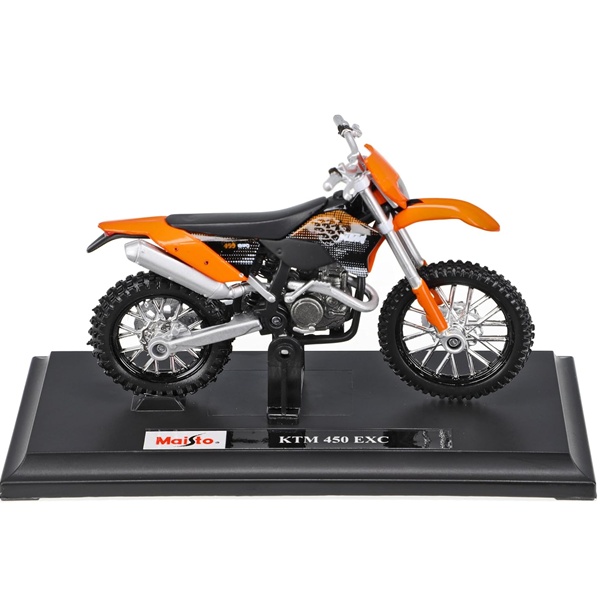 Maisto KTM 450 EXC - Black/Orange - Image 3